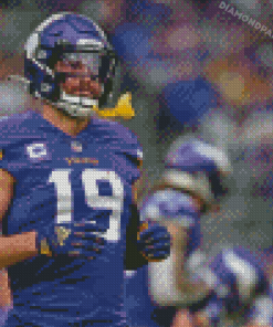 Aesthetic Adam Thielen Diamond Painting