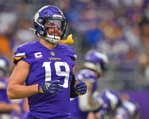 Aesthetic Adam Thielen Diamond Painting