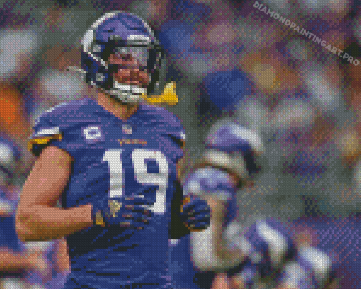 Aesthetic Adam Thielen Diamond Painting