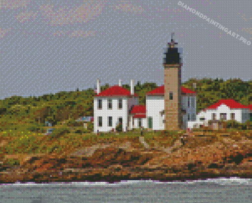 Aesthetic Beavertail Lighthouse Diamond Painting