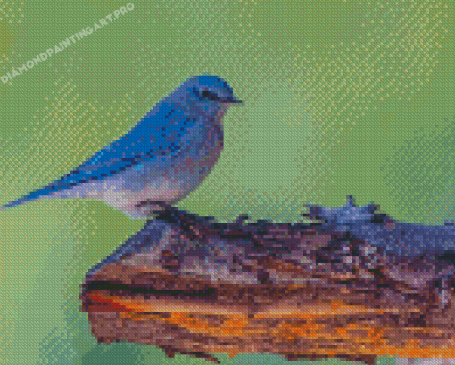 Aesthetic Bluebird Diamond Painting