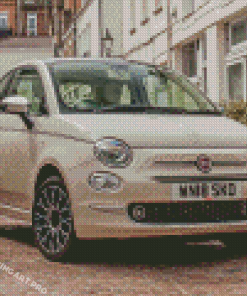 Aesthetic Fiat 500 Diamond Painting