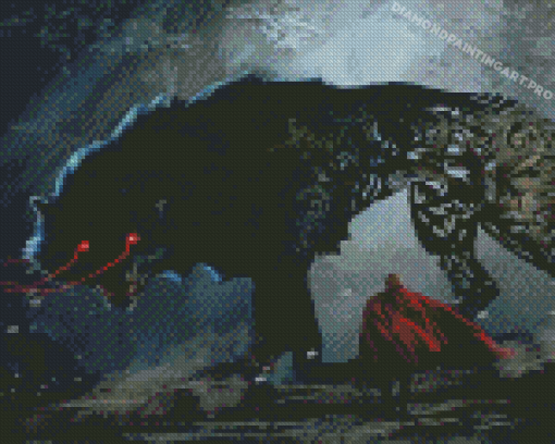 Aesthetic Fenris Wolf Diamond Painting