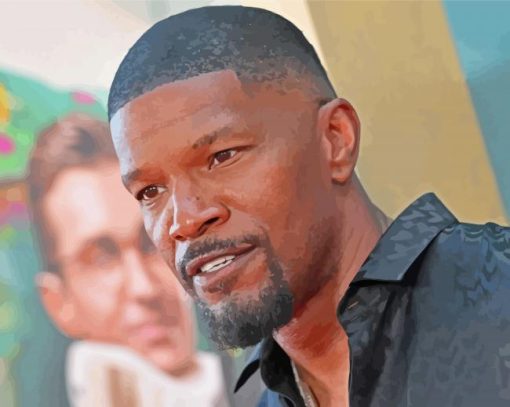 Aesthetic Jamie Foxx Diamond Painting