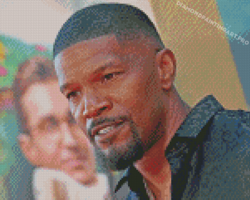 Aesthetic Jamie Foxx Diamond Painting