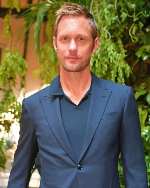 Aesthetic Alexander Skarsgard Diamond Painting