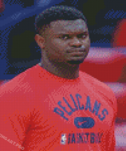 Aesthetic Zion Williamson Diamond Painting