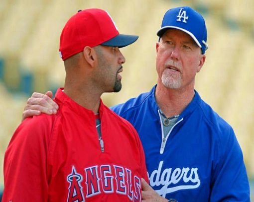 Albert Pujols And Mark Mcgwire Players Diamond Painting