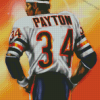 American Football Player Walter Payton Diamond Painting