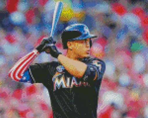 American Professional Baseballer Giancarlo Stanton Diamond Painting