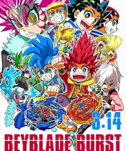 Anime Beyblade Burst Poster Diamond Painting