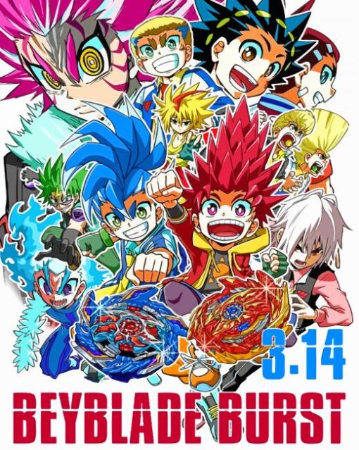 Anime Beyblade Burst Poster Diamond Painting