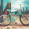 Aqua Beach Bike Diamond Painting