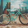 Aqua Beach Bike Diamond Painting