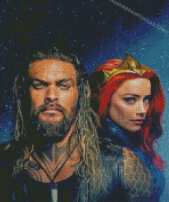 Aquaman And Aquagirl Diamond Painting