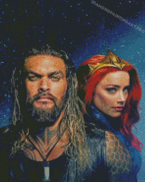 Aquaman And Aquagirl Diamond Painting