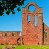 Arbroath Abbey Monument In Scotland Diamond Painting