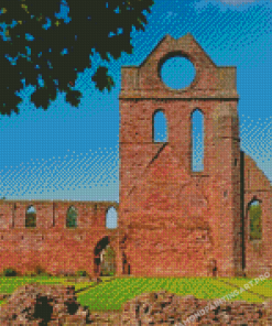 Arbroath Abbey Monument In Scotland Diamond Painting