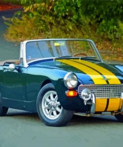 Austin Healey Sprite Diamond Painting