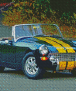 Austin Healey Sprite Diamond Painting