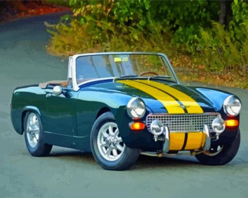 Austin Healey Sprite Diamond Painting