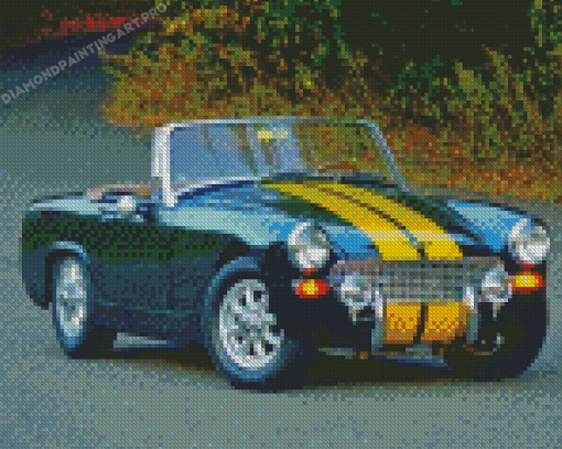 Austin Healey Sprite Diamond Painting