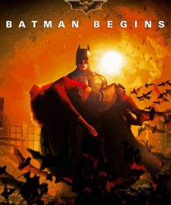 Batman Begins Movie Poster Diamond Painting