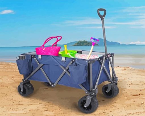 Beach Wagon Diamond Painting