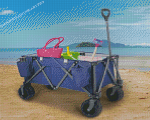 Beach Wagon Diamond Painting