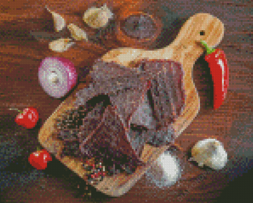 Beef Jerky Food Diamond Painting