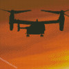 Bell Boeing V22 Osprey Silhouette Diamond Painting