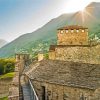 Bellinzona Buildings Diamond Painting