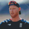 Ben Stokes English Cricket Player Diamond Painting