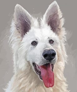 Berger Blanc Suisse Diamond Painting