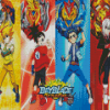 Beyblade Anime Characters Diamond Painting