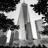 Black And White Freedom Tower Diamond Painting