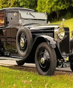 Black Hispano Suiza H6 Diamond Painting