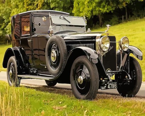 Black Hispano Suiza H6 Diamond Painting