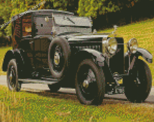 Black Hispano Suiza H6 Diamond Painting