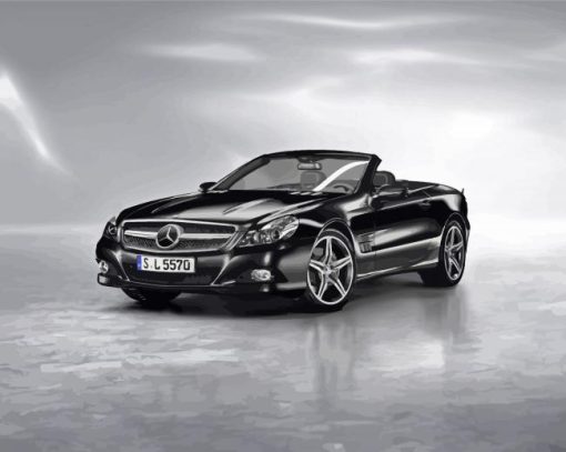 Black Mercedes Slk Diamond Painting