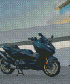 Black Yamaha Tmax Diamond Painting