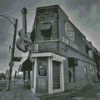 Black And White Sun Studio In Memphis Diamond Painting