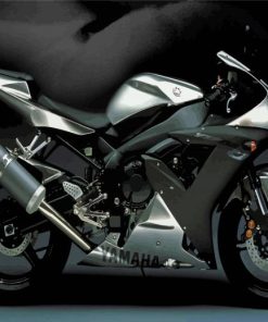 Black And White Yamaha YZF R1 Diamond Painting