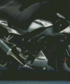 Black And White Yamaha YZF R1 Diamond Painting