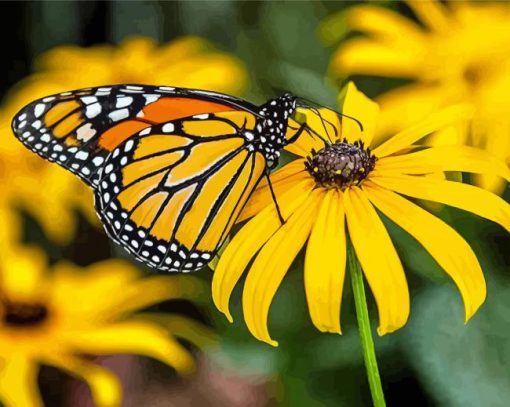 Black Eyed Susan Diamond Painting