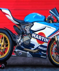 Blue Ducati Diamond Painting