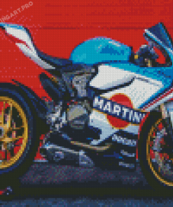 Blue Ducati Diamond Painting