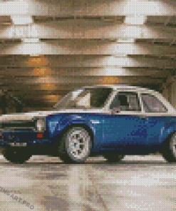 Blue Escort Rs 2000 Diamond Painting