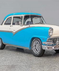 Blue Ford Fairlane Car Diamond Painting