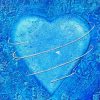 Blue Heart Art Diamond Painting